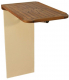 Teak Tischplatte Balcony Abmessung 38x60cm Klappbar