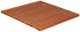 Teak Tischplatte Wing glatt Abmessung 33/66 x 65cm
