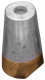 Radice Propeller Anode Typ Conical shaft 22-25mm Zink / Messing 20x1,5mm