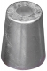 Radice Propeller Anode Typ Exagonal shaft 45mm Magnesium