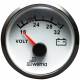 Voltmeter Spannungsanzeige WEMA wei� 18 bis 32V