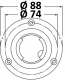 Clever Einf�llstutzen Formdeckel � 38 mm FUEL