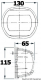 Navigationslicht der Serie Maxi 20, Edelstahl, rechts, 24V