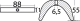 Fu�anode 70/100 PS Zink