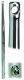 Relingst�tze aus Edelstahl, drehbar auf dem Halter, 625mm lang