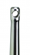 Relingst�tze aus Edelstahl, drehbar auf dem Halter, 625mm lang