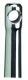Relingst�tze aus Edelstahl, drehbar auf dem Halter, 625mm lang