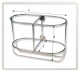 Fender Korb Edelstahl 640 x 465 x 325 mm Fr 2 Fender