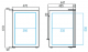 Einbauk�hlschrank 75 Liter Mit externem Kompressor Mod. C75L