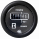 Betriebsstundenz�hler Anzeige schwarz Blende schwarz Spannung 24V