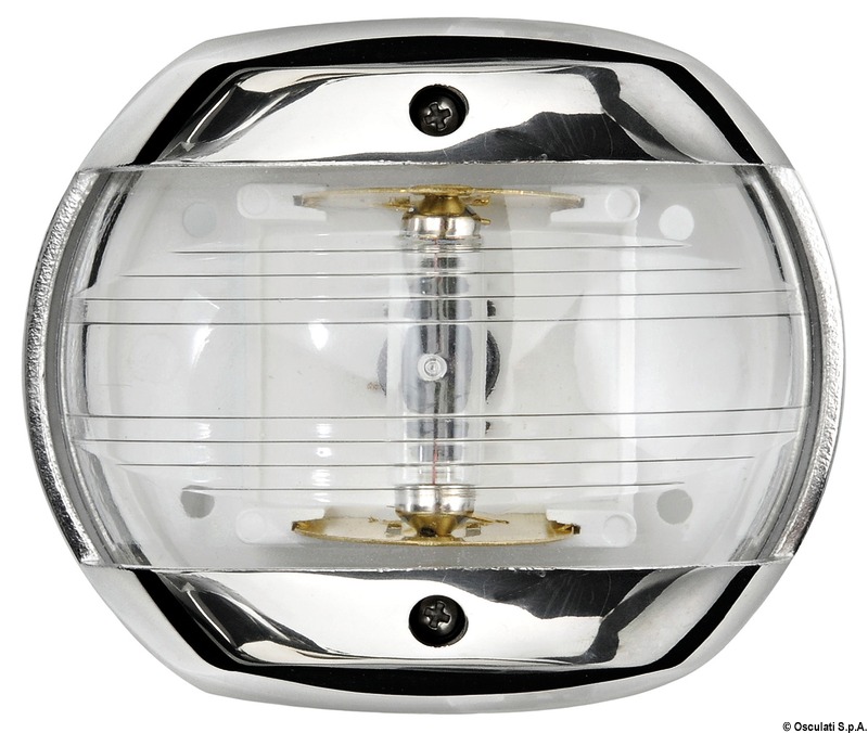Osculati Edelstahl Navigationslicht Toplicht Buglicht 225° Buglicht 