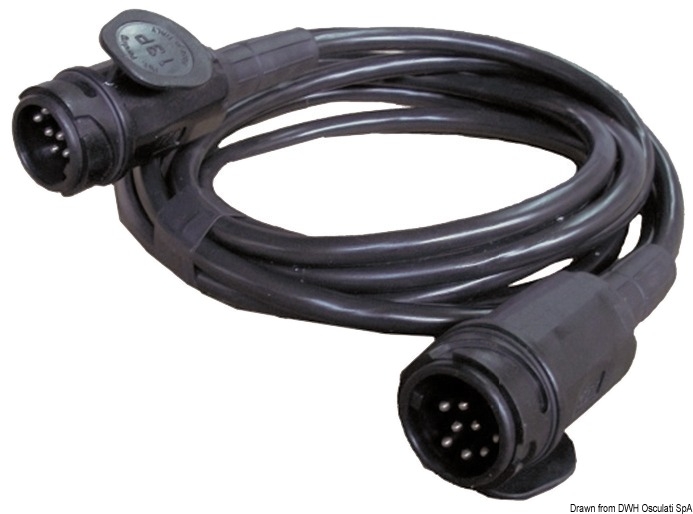 Osculati Verlängerungskabel Anhänger 2-Stecker/7-polig 8 m 