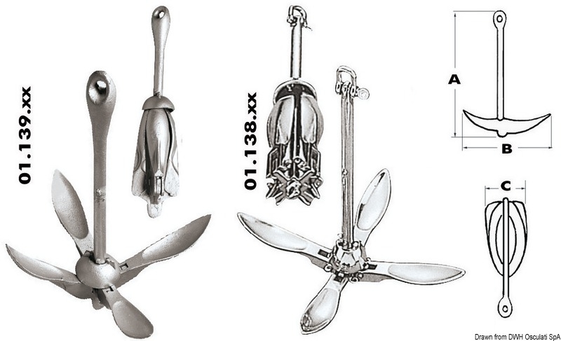 Faltanker Gegossenem feuerverzinktem Stahl 8kg