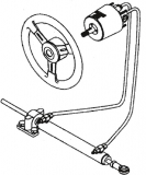 Teleflex Inborder Steuerung SYSTEM-1 - 58 Kgm 4 Steuerradumdrehungen