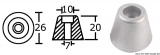 Ogivenanode Bow Truster 26 x 20mm Zink Ogivenanode Bow Truster 26 x 20mm Zink