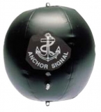 Schwarzer Signalball, aufblasbar Größe Ø 400mm Schwarzer Signalball, aufblasbar Größe Ø 400mm