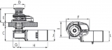Ankerwinde Projekt X2 - 6 mm Ketten- Nuss ohne Spillkopf - 12V 1000 W