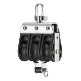 Block mit 3 Rollen, Wirbel und Hundsfott aus der S-Block Serie Block mit 3 Rollen, Wirbel und Hundsfott aus der S-Block Serie