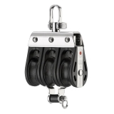 Block mit 3 Rollen, Wirbel und Hundsfott aus der S-Block Serie Block mit 3 Rollen, Wirbel und Hundsfott aus der S-Block Serie
