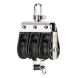 Block mit 3 Rollen, Wirbel und Hundsfott aus der S-Block Serie Block mit 3 Rollen, Wirbel und Hundsfott aus der S-Block Serie