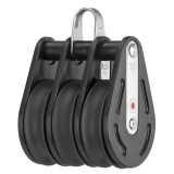 Sprenger Kugellagerblock 3 Rollen mit Bügel und vernietetem Wirbel Sprenger Kugellagerblock 3 Rollen mit Bügel und vernietetem Wirbel