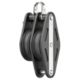 Sprenger - 12mm Gleitlagerblock mit 2 Rollen, Bügel und Hundsfott Sprenger - 12mm Gleitlagerblock mit 2 Rollen, Bügel und Hundsfott
