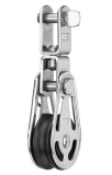 Sprenger 6mm Gleitlagerblock mit 1 Rolle und vernietetem Wirbel Sprenger 6mm Gleitlagerblock mit 1 Rolle und vernietetem Wirbel