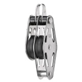 Sprenger - 8mm Block mit 2 Rollen, Bügel und Hundsfott Sprenger - 8mm Block mit 2 Rollen, Bügel und Hundsfott