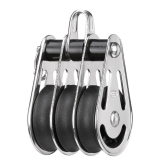 Sprenger - 10mm Gleitlagerblock mit 3 Rollen und Bügel Sprenger - 10mm Gleitlagerblock mit 3 Rollen und Bügel