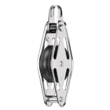 Sprenger - 12mm Gleitlagerblock mit 1 Rolle, Bügel und Hundsfott Sprenger - 12mm Gleitlagerblock mit 1 Rolle, Bügel und Hundsfott