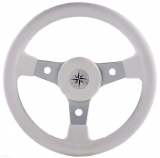 Steuerrad Lenkrad Delfino weiss 340mm Steuerrad Lenkrad Delfino weiss 340mm