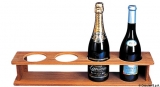 Wandhalter aus Teakholz für Flaschen Maße 560x115x105mm. Wandhalter aus Teakholz für Flaschen Maße 560x115x105mm.