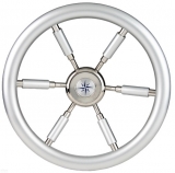 Steuerrad LEADER SILBER mit Carbon Look Steuerrad LEADER SILBER mit Carbon Look