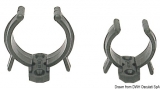 Clips aus Nylon zur Befestigung verschiedener Gegenstände schwarz 45mm Clips aus Nylon zur Befestigung verschiedener Gegenstände schwarz 45mm