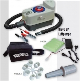 Bravo BP Luftpumpe 12V inkl. Batteriesatz und Zubehör Bravo BP Luftpumpe 12V inkl. Batteriesatz und Zubehör