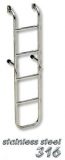Badeleiter 5 stufig aus NIRO min. Spiegelhöhe 550 mm BBN3 Badeleiter 5 stufig aus NIRO min. Spiegelhöhe 550 mm BBN3