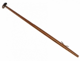 L= 600 mm Flaggenstock Lackiertes Holz, Ø22 mm, mit Kunststoffklampe