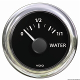 Standanzeiger H2O Wasser 10/180 Ohm VDO ViewLine Farbe schwarz Standanzeiger H2O Wasser 10/180 Ohm VDO ViewLine Farbe schwarz