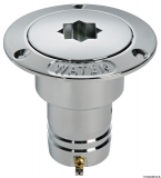 Kraftstoffstutzen aus verchromtem Messing Typ Diesel Hals 38mm Kraftstoffstutzen aus verchromtem Messing Typ Diesel Hals 38mm