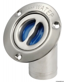 Deckeinfüllstutzen aus hochglanzpoliertem, Edelstahl Typ WATER 38mm Mit Krümmer 45 Grad Deckeinfüllstutzen aus hochglanzpoliertem, Edelstahl Typ WATER 38mm Mit Krümmer 45 Grad