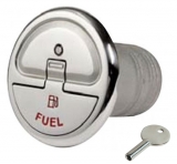 Einfüllstutzen Quick Lock Fuel gerade 50mm mit Schlüssel Einfüllstutzen Quick Lock Fuel gerade 50mm mit Schlüssel