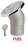 Einfüllstutzen Quick Lock Fuel abgewinkelt 30 Grad 50mm mit Schlüssel Einfüllstutzen Quick Lock Fuel abgewinkelt 30 Grad 50mm mit Schlüssel