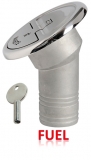 Einfüllstutzen Quick Lock Fuel abgewinkelt 30 Grad 38mm mit Schlüssel Einfüllstutzen Quick Lock Fuel abgewinkelt 30 Grad 38mm mit Schlüssel