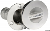 Einfüllstutzen aus rostfreiem Edelstahl AISI 316 Mikrofusion WATER 38mm Einfüllstutzen aus rostfreiem Edelstahl AISI 316 Mikrofusion WATER 38mm