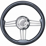 Steuerräder mit Speichen aus Edelstahl aus weicher Polyurethan-Karbonfaser Steuerräder mit Speichen aus Edelstahl aus weicher Polyurethan-Karbonfaser