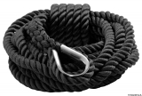 Gespleißte Festmacherleinen blau Kausche Edelstahl Leine 16mm Gespleißte Festmacherleinen blau Kausche Edelstahl Leine 16mm