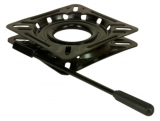 Stahl Drehscheibe mit Lock, Schwarz Stahl Drehscheibe mit Lock, Schwarz