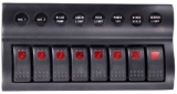 Wasserdichte Schalttafel 12V Auto Fuse ABS, 8 Pos. 12V, wasserdicht IP66 Wasserdichte Schalttafel 12V Auto Fuse ABS, 8 Pos. 12V, wasserdicht IP66
