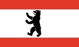 Flagge Berlin 200x300mm Flagge Berlin 200x300mm
