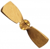 2-Blatt Faltpropeller bronze Durchmesser = 13  Steigung = 11
